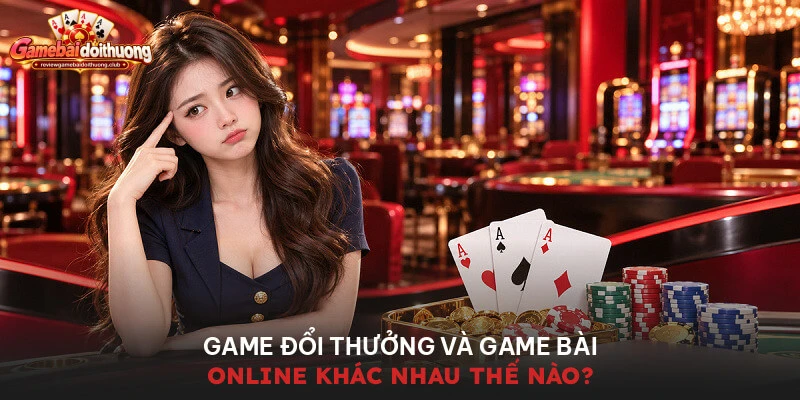 Game đổi thưởng và game bài online khác nhau thế nào?