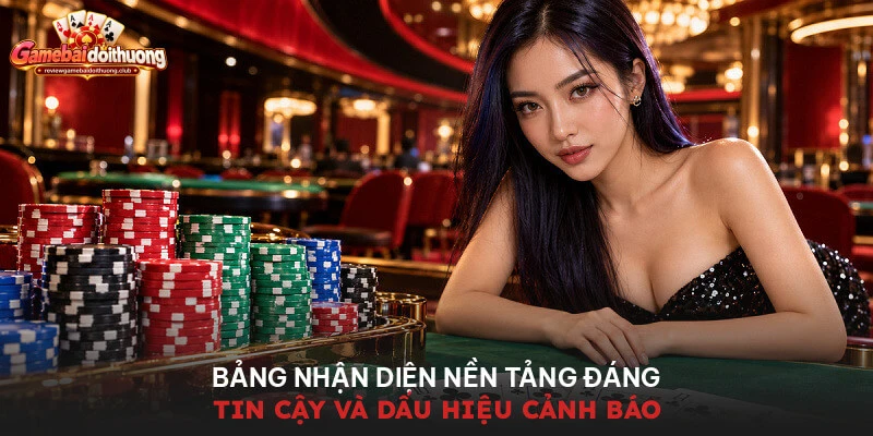 Bảng nhận diện nền tảng đáng tin cậy và dấu hiệu cảnh báo